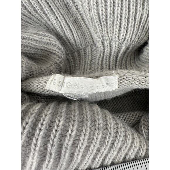 Design History Size XS Ribbed Open Front Cardigan Sweater Gray Long Sleeve - Picture 5 of 6